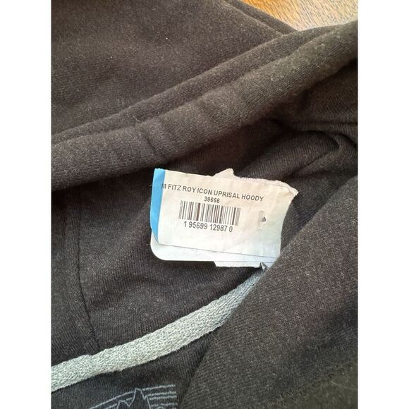 Patagonia Fitz Roy Icon Uprisal Hoodie Black Mens Small / Women Medium NWT *READ - Picture 4 of 5
